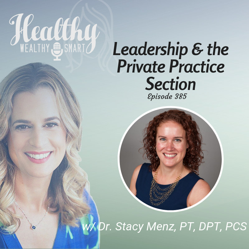 385: Dr. Stacy Menz: Leadership & the Private Praction Section