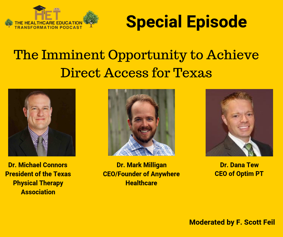 410: Healthcare Transformation Education: Direct Access in Texas