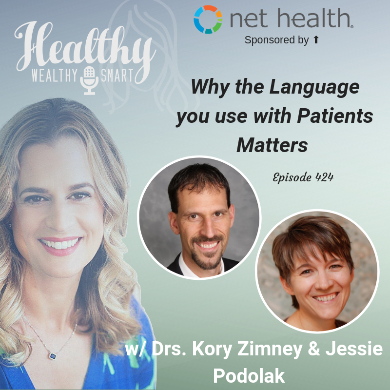 424: Drs. Kory Zimney & Jessie Podolak: Why the Language you use with Patients Matters